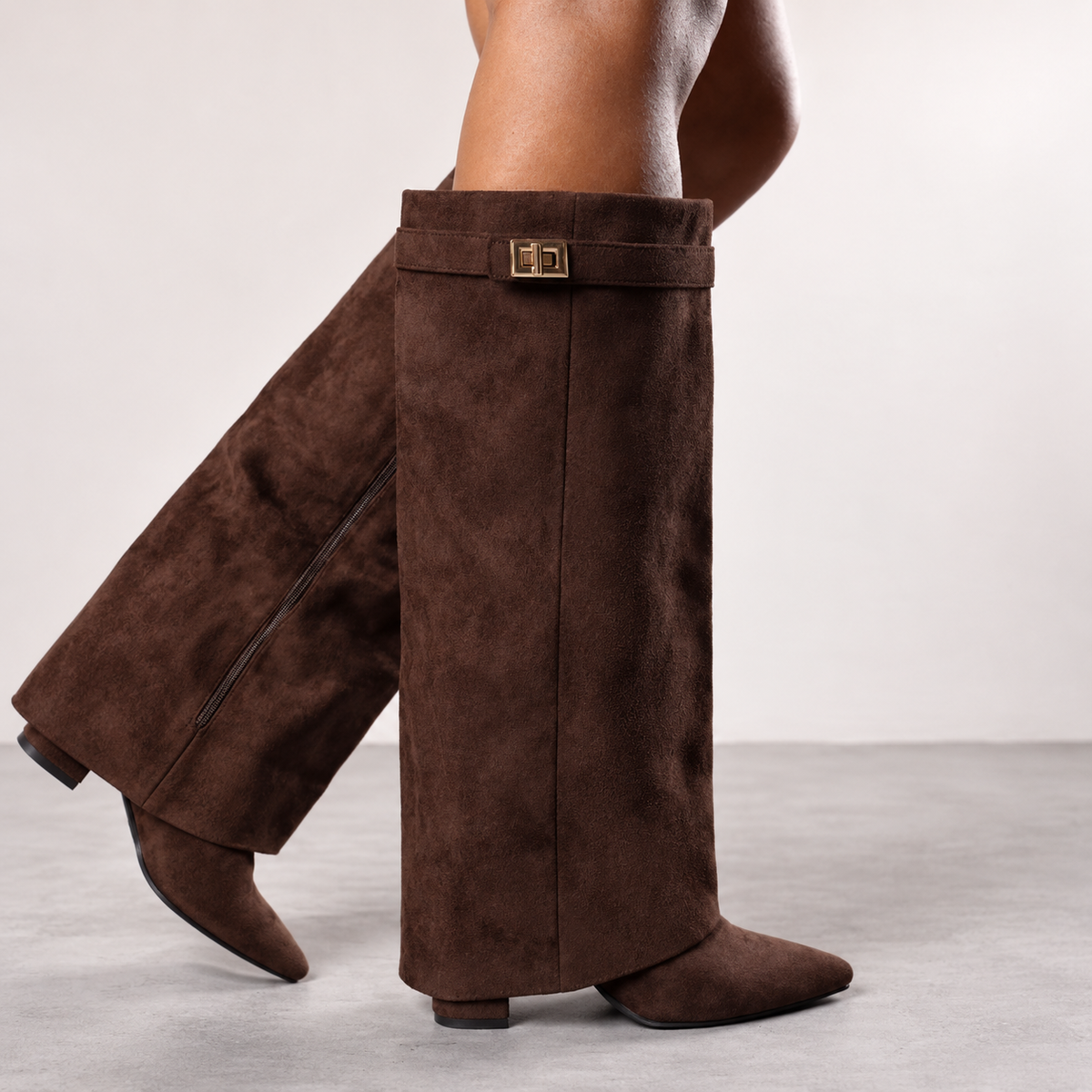 Over-the-Knee Suede Boots