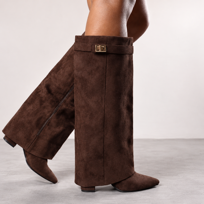 Over-the-Knee Suede Boots