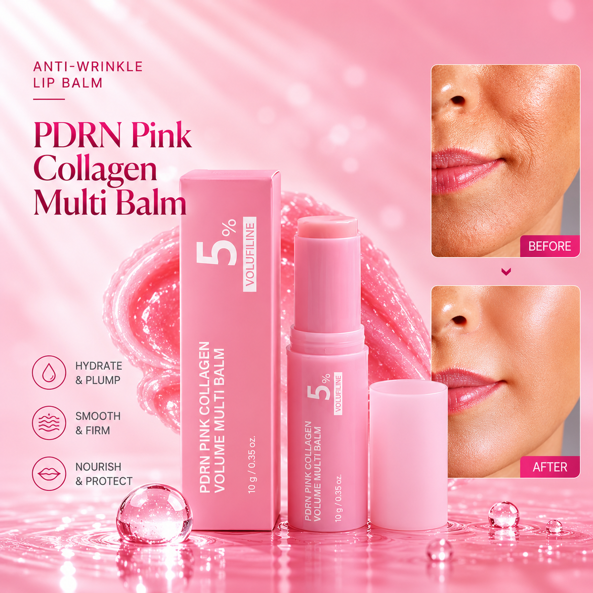 Korean Pink Collagen Volume Multi Balm