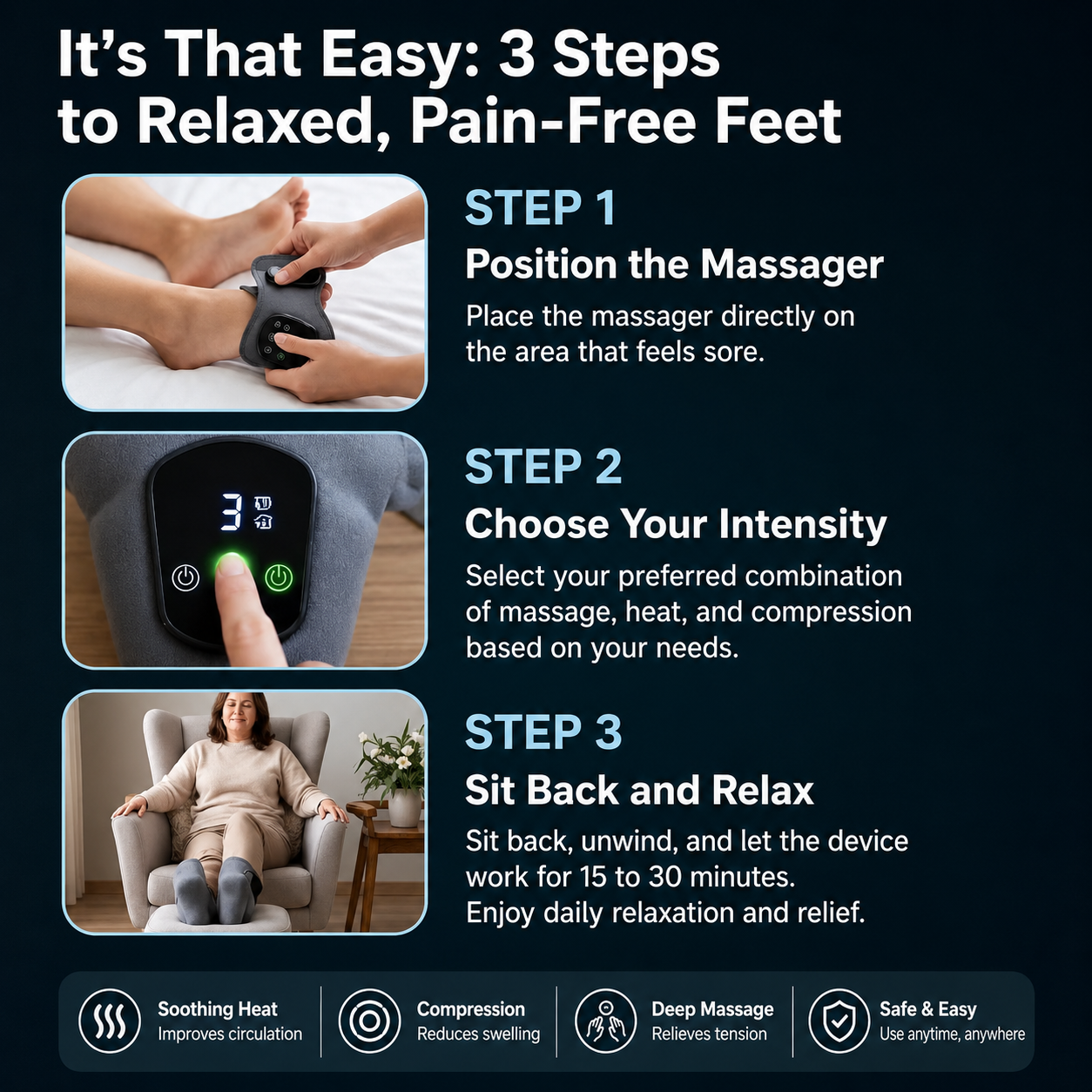 EMSense Foot Massager