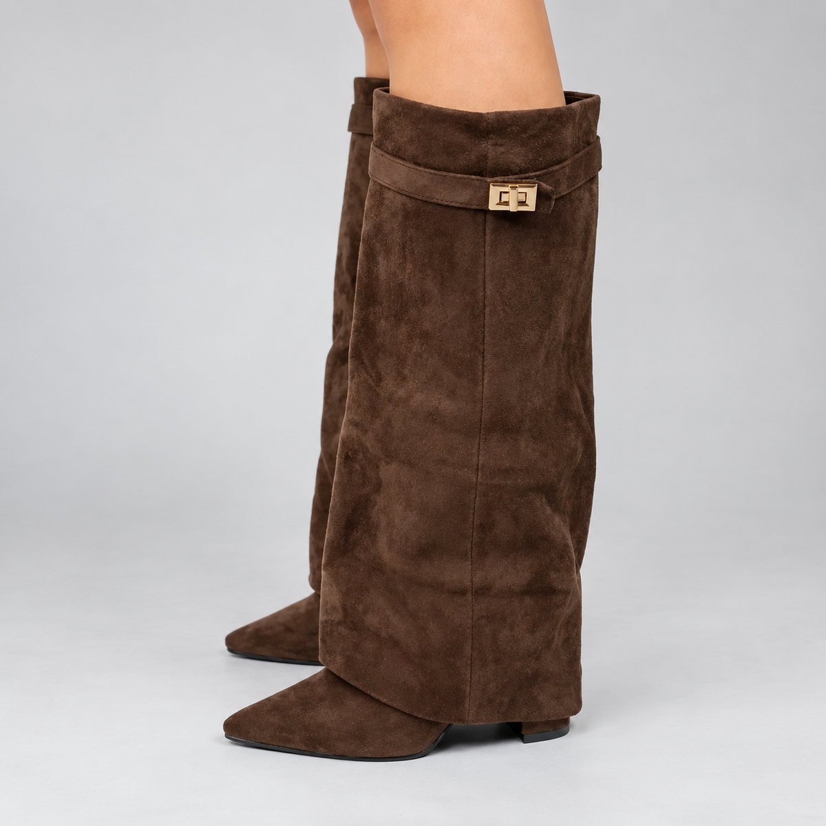 Over-the-Knee Suede Boots
