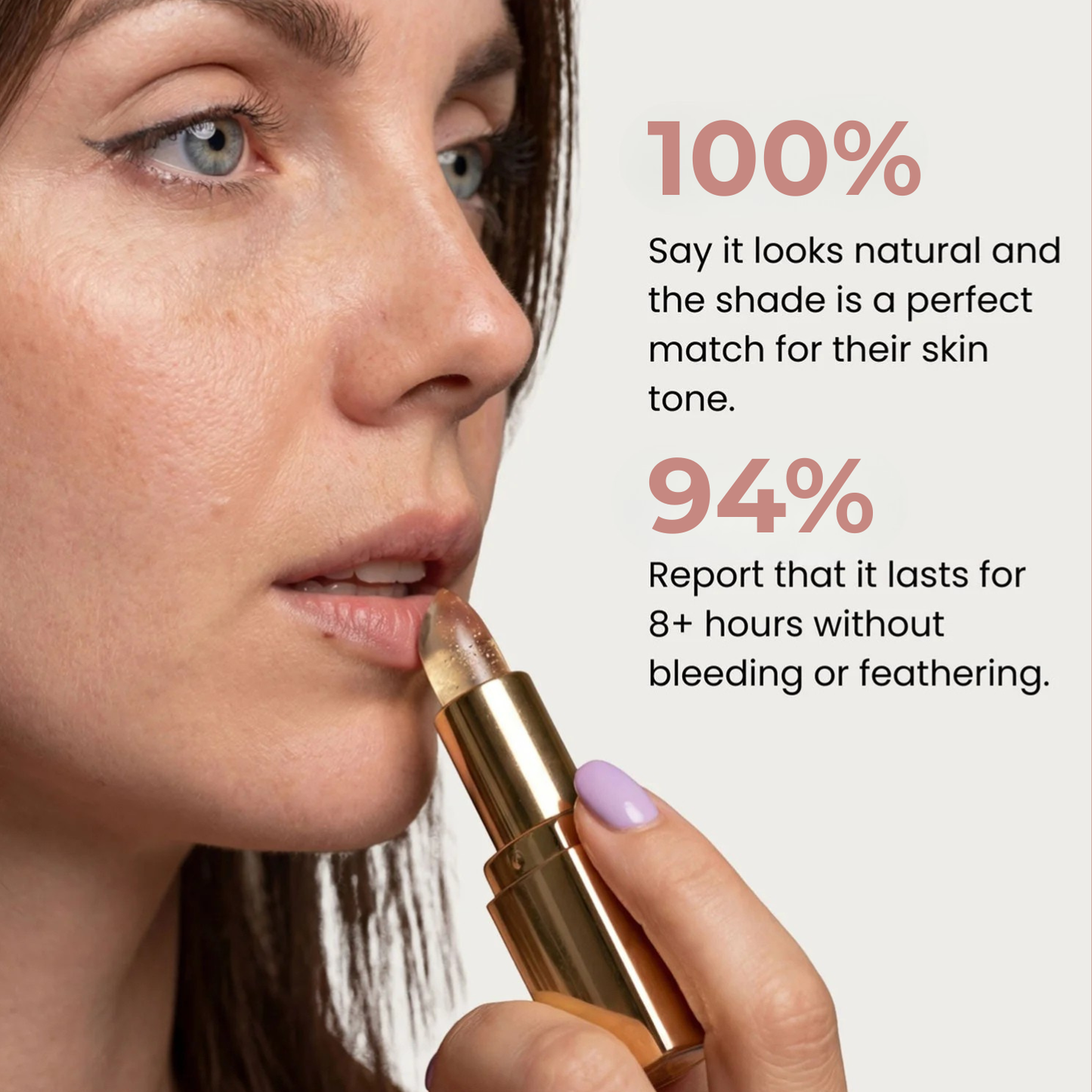 Adjusting Lipstick