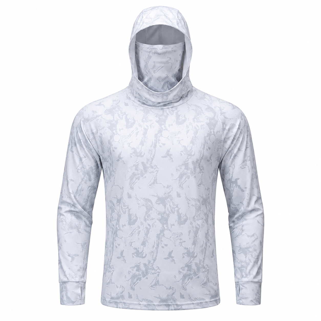 UPF 50+ Anti-UV Fishing Hoodie with Integrated Balaclava