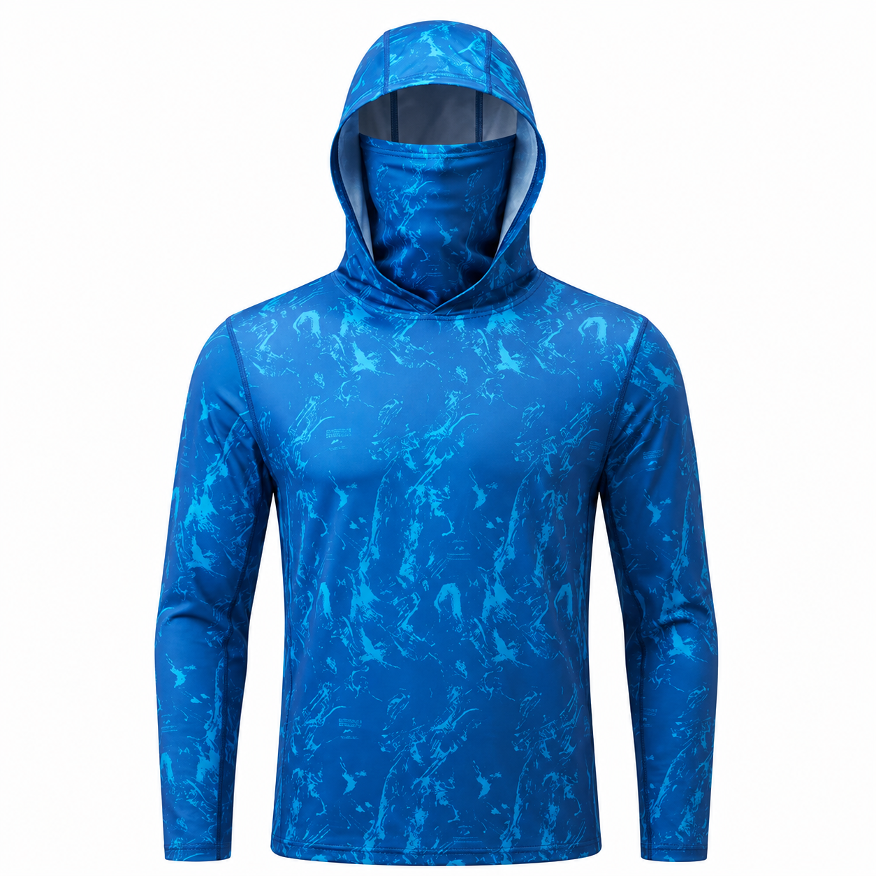 UPF 50+ Anti-UV Fishing Hoodie with Integrated Balaclava