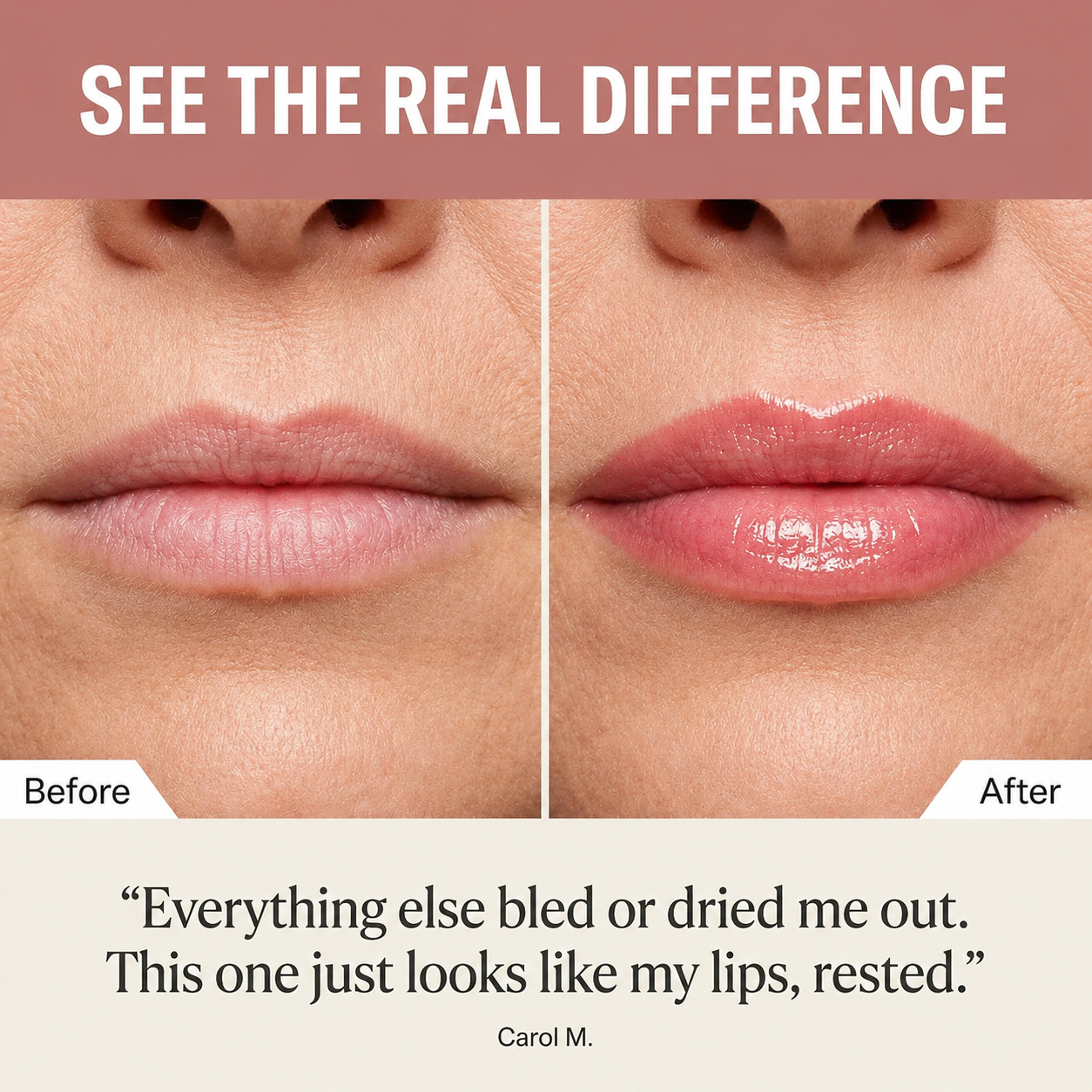 Adjusting Lipstick