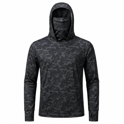 UPF 50+ Anti-UV Fishing Hoodie with Integrated Balaclava