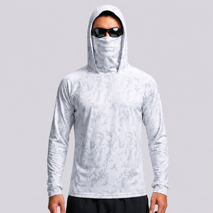 UPF 50+ Anti-UV Fishing Hoodie with Integrated Balaclava