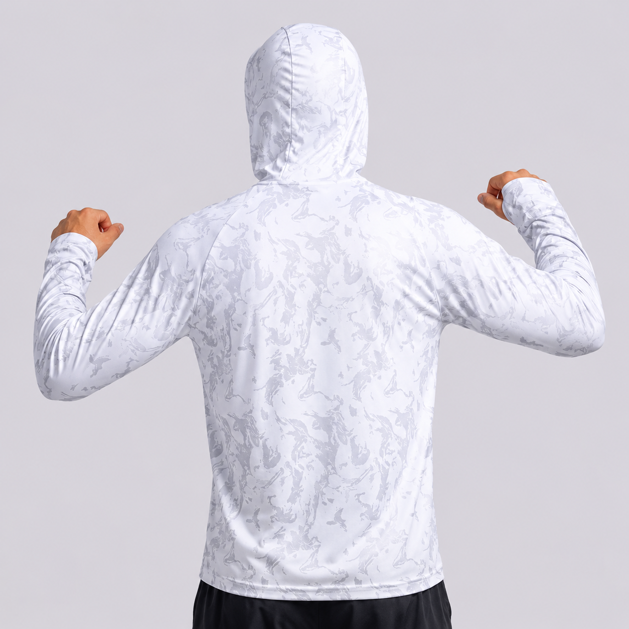 UPF 50+ Anti-UV Fishing Hoodie with Integrated Balaclava